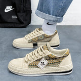 Espadrilles Men Sneakers Flat Canvas Shoes For Men Yuppie Casual Walking Shoes Male Linen Men's Shoes Fisherman's Sneakers Man - V.I.P Digital Presence