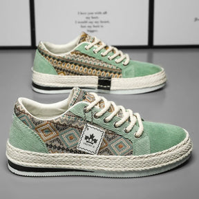 Espadrilles Men Sneakers Flat Canvas Shoes For Men Yuppie Casual Walking Shoes Male Linen Men's Shoes Fisherman's Sneakers Man - V.I.P Digital Presence