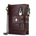 European and American first-layer kraft card bag men's short genuine leather wallet Father's Day gift - V.I.P Digital Presence