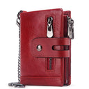 European and American first-layer kraft card bag men's short genuine leather wallet Father's Day gift - V.I.P Digital Presence