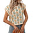 European and American round neck knitted small flower top - V.I.P Digital Presence