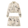 European and American style women's fashion casual tie dye jacket jacket, half skirt set - V.I.P Digital Presence