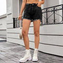 European and American women's adjustable waist versatile denim shorts - V.I.P Digital Presence