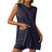 European and American women's fashion casual knitted sleeveless shorts set - V.I.P Digital Presence
