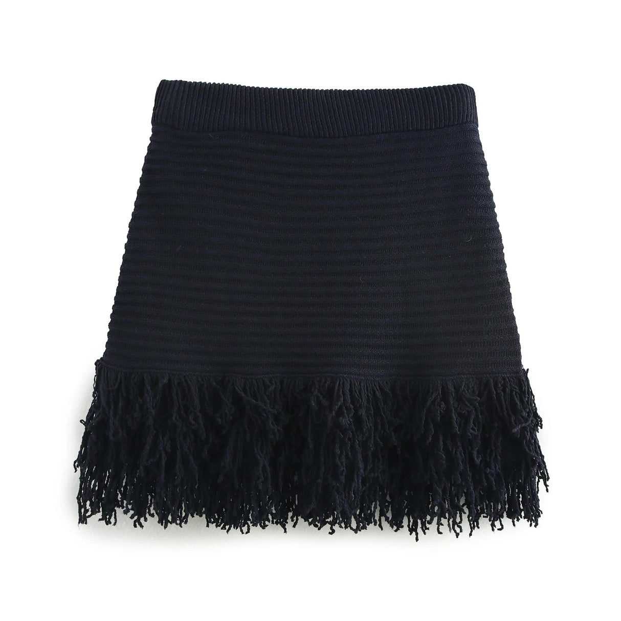 European and American women's fashion versatile tassel knit sweater+skirt set - V.I.P Digital Presence