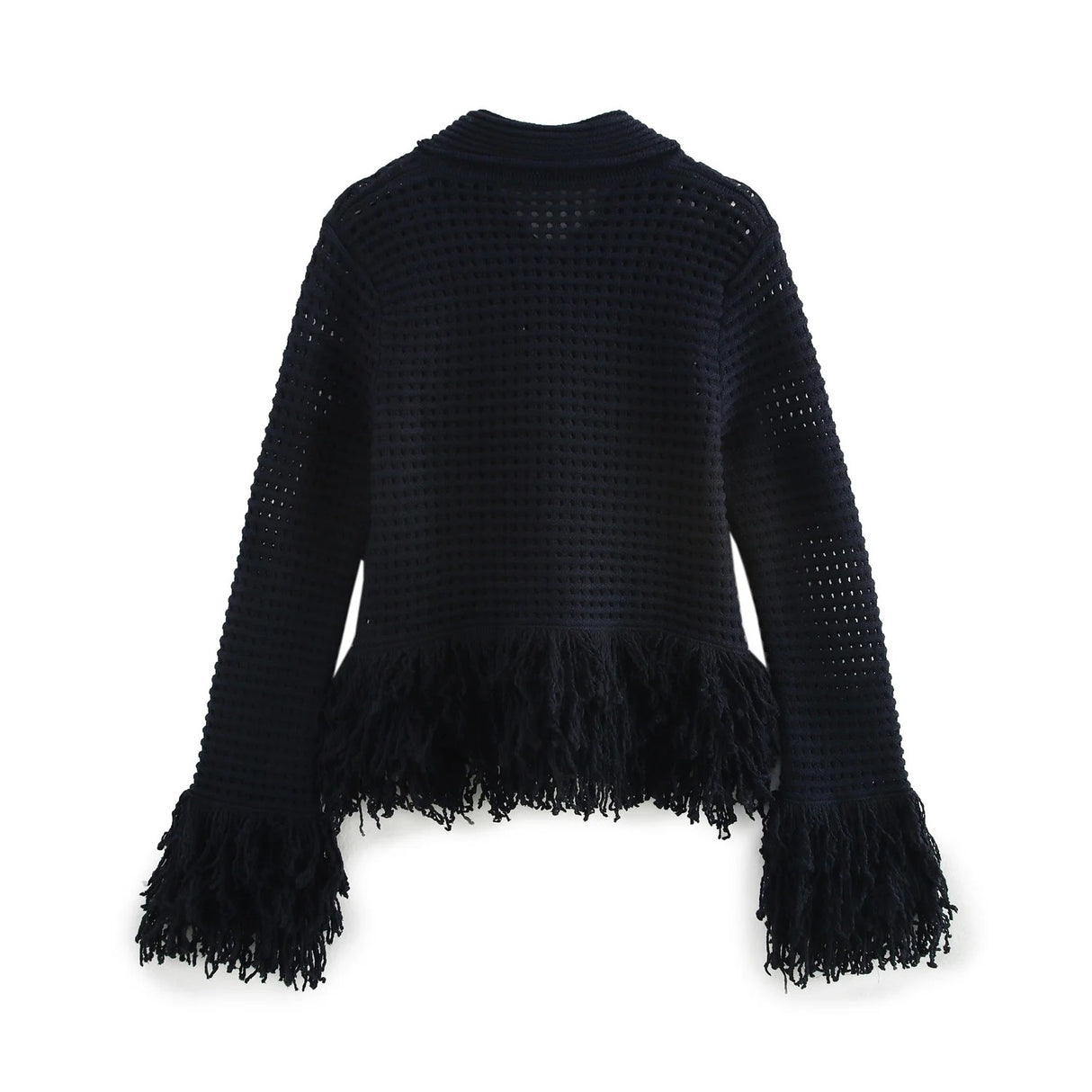 European and American women's fashion versatile tassel knit sweater+skirt set - V.I.P Digital Presence