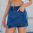 European and American women's irregular denim short skirt half skirt spicy girl pants skirt - V.I.P Digital Presence