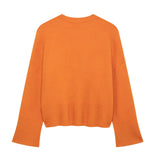 European and American women's long sleeved round neck knitted sweater mini skirt set - V.I.P Digital Presence