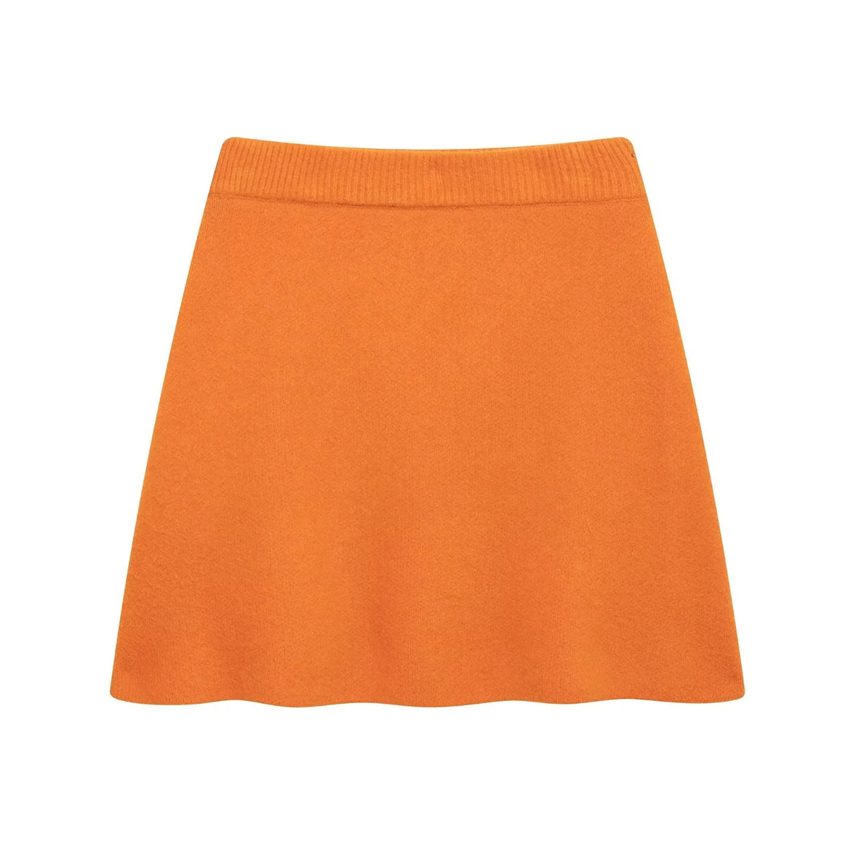 European and American women's long sleeved round neck knitted sweater mini skirt set - V.I.P Digital Presence