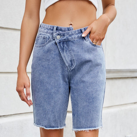 European and American women's loose casual denim shorts - V.I.P Digital Presence