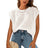 European and American women's round neck hollow top - V.I.P Digital Presence