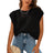 European and American women's round neck hollow top - V.I.P Digital Presence