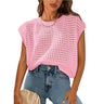 European and American women's round neck hollow top - V.I.P Digital Presence