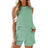 European and American women's sleeveless vest shorts striped two-piece set - V.I.P Digital Presence
