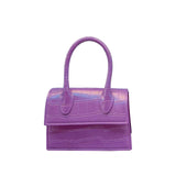Fashion Crocodile Pattern PVC Women Top Handle Purse Jelly Color Brand Crossbody Bag  Summer Mini Beach Handbag - V.I.P Digital Presence