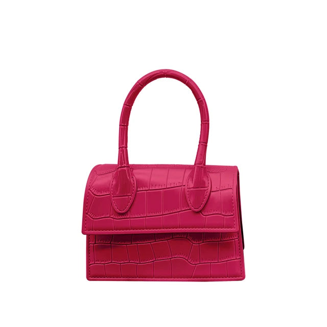 Fashion Crocodile Pattern PVC Women Top Handle Purse Jelly Color Brand Crossbody Bag  Summer Mini Beach Handbag - V.I.P Digital Presence