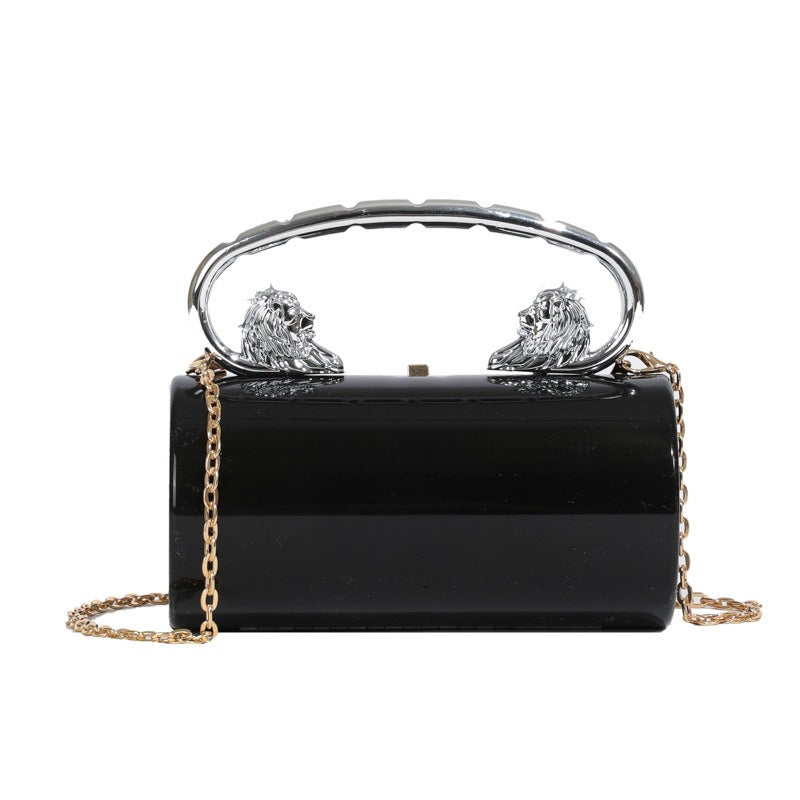 Fashion handbag women's versatile solid color acrylic bag chain strap crossbody bag - V.I.P Digital Presence