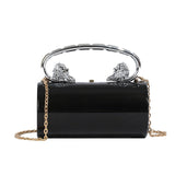 Fashion handbag women's versatile solid color acrylic bag chain strap crossbody bag - V.I.P Digital Presence