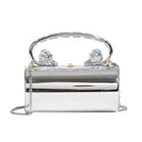 Fashion handbag women's versatile solid color acrylic bag chain strap crossbody bag - V.I.P Digital Presence