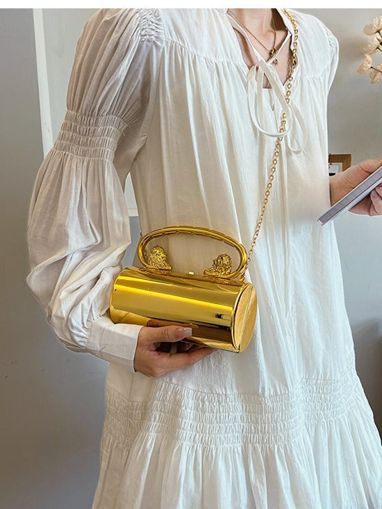 Fashion handbag women's versatile solid color acrylic bag chain strap crossbody bag - V.I.P Digital Presence
