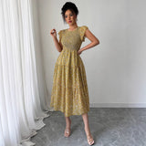 Fashion style floral slim fit dress for women - V.I.P Digital Presence