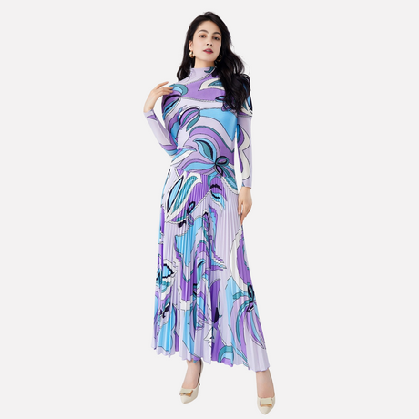 Fashion suit women's pleated two-piece set - V.I.P Digital Presence