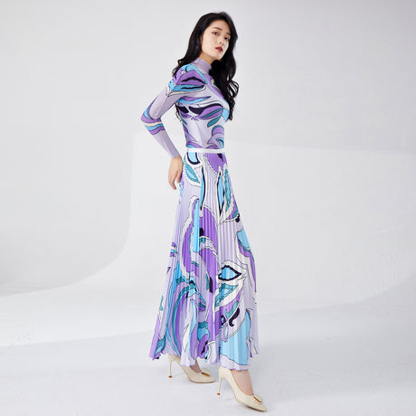 Fashion suit women's pleated two-piece set - V.I.P Digital Presence