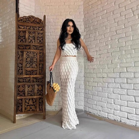 Fashion suspender two-piece scale skirt set - V.I.P Digital Presence
