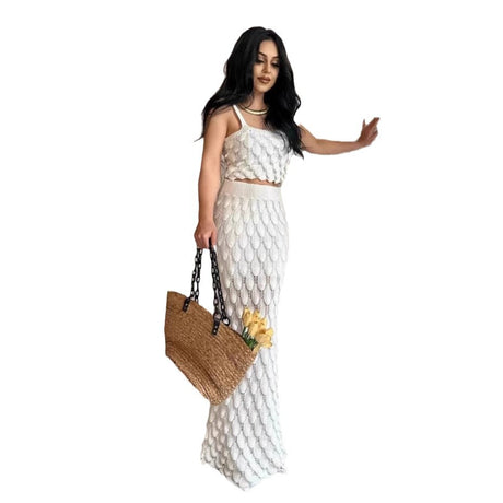 Fashion suspender two-piece scale skirt set - V.I.P Digital Presence