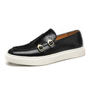 Fashionable casual leather shoes for men, British style shoes, men's summer breathable thick-soled shoes - V.I.P Digital Presence