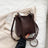 Fashionable Large Capacity Simple One Shoulder Crossbody Bag Retro Texture Bucket Bag Women's Bag - V.I.P Digital Presence