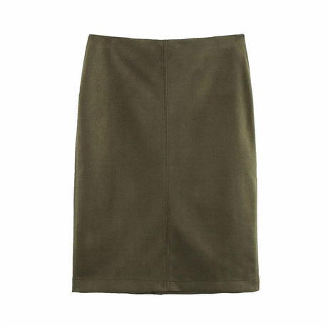 Fashionable lazy suede jacket bomber jacket shorts back skirt jacket set - V.I.P Digital Presence