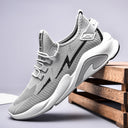 Fashionable Men's Shoes Summer New Breathable Student Casual Shoes Thin, Lightweight, Low cut, Fashionable Thick Bottom Flyknit Sports Shoes - V.I.P Digital Presence