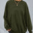 Fashionable round neck long sleeved letter solid color loose hoodie - V.I.P Digital Presence