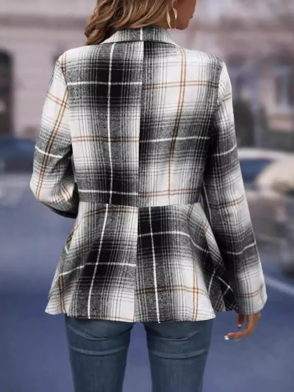 Fashionable women's clothing elegant commuting woolen suit slim fit jacket - V.I.P Digital Presence