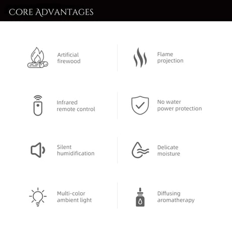 FirePlace Black Diffuser - V.I.P Digital Presence