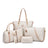 Fish bone patterned bun mother bag six piece set, single shoulder diagonal cross portable bun mother bag - V.I.P Digital Presence