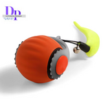 Interactive Cat Toy Chirping Flapping Sparrow Dog Toys Rechargeable Touch Squeak Bird-Shaped Plush Toy with Catnip Pet Supply