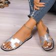 Flat bottomed comfortable one-piece cool slippers fashionable women's one foot sandal - V.I.P Digital Presence