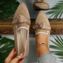 Flat sole single shoe women's set feet bow shallow mouth lazy work shoes - V.I.P Digital Presence