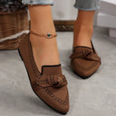 Flat sole single shoe women's set feet bow shallow mouth lazy work shoes - V.I.P Digital Presence