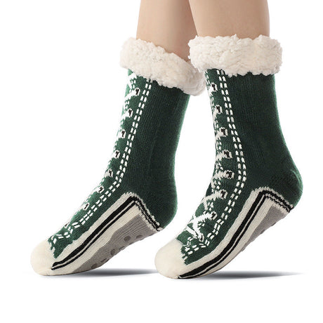 Floor Socks, Lamb Fur, Warm Socks, Postpartum Socks, Home Socks, Sleep Socks, Ultra Thick Plush Women's Socks - V.I.P Digital Presence