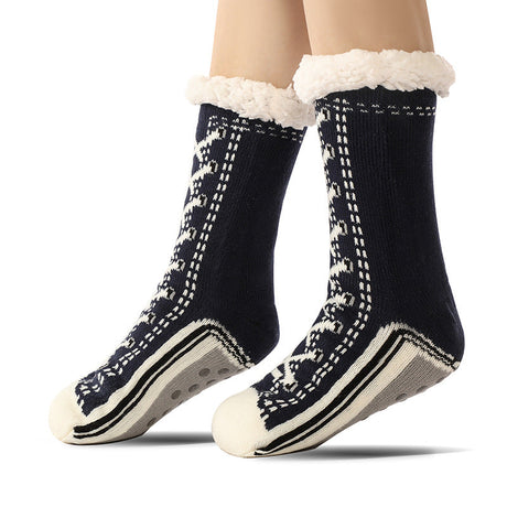 Floor Socks, Lamb Fur, Warm Socks, Postpartum Socks, Home Socks, Sleep Socks, Ultra Thick Plush Women's Socks - V.I.P Digital Presence