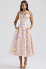 Floral series French summer camisole gentle style dress slimming floral camisole long skirt - V.I.P Digital Presence