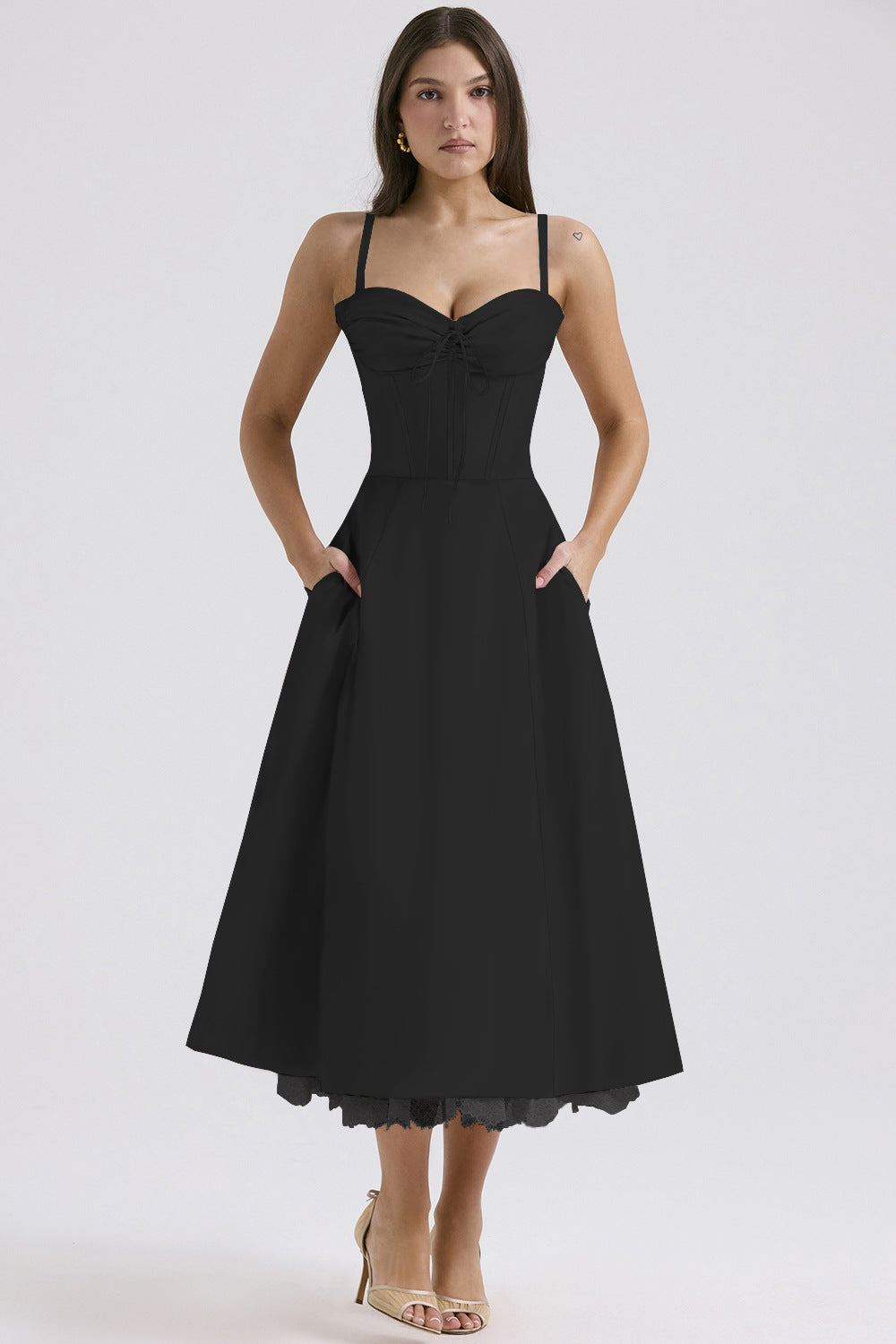 Floral series French summer camisole gentle style dress slimming floral camisole long skirt - V.I.P Digital Presence