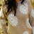 Flower Round Neck Long Sleeve Sweater - V.I.P Digital Presence