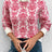 Flower Round Neck Long Sleeve Sweater - V.I.P Digital Presence