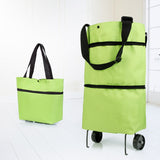 Folding Shopping Pull Cart Trolley Bag With Wheels Foldable Shopping Bags  Reusable Grocery Bags Food Organizer Vegetables Bag - V.I.P Digital Presence