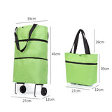 Folding Shopping Pull Cart Trolley Bag With Wheels Foldable Shopping Bags  Reusable Grocery Bags Food Organizer Vegetables Bag - V.I.P Digital Presence