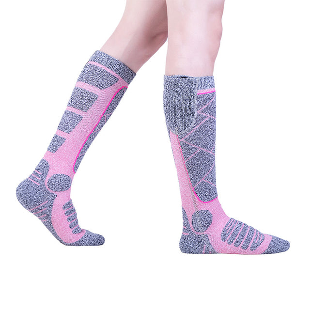 Full Foot Heat Socks Winter USB Charging Warm Heat Socks Pink Skiing Electric Heat Socks - V.I.P Digital Presence